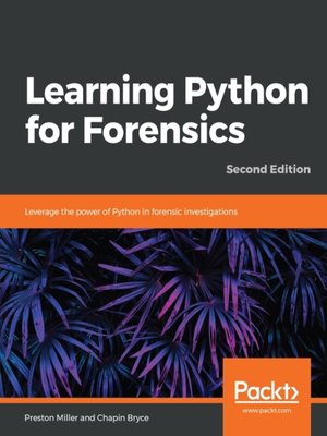 cover image of Learning Python for Forensics